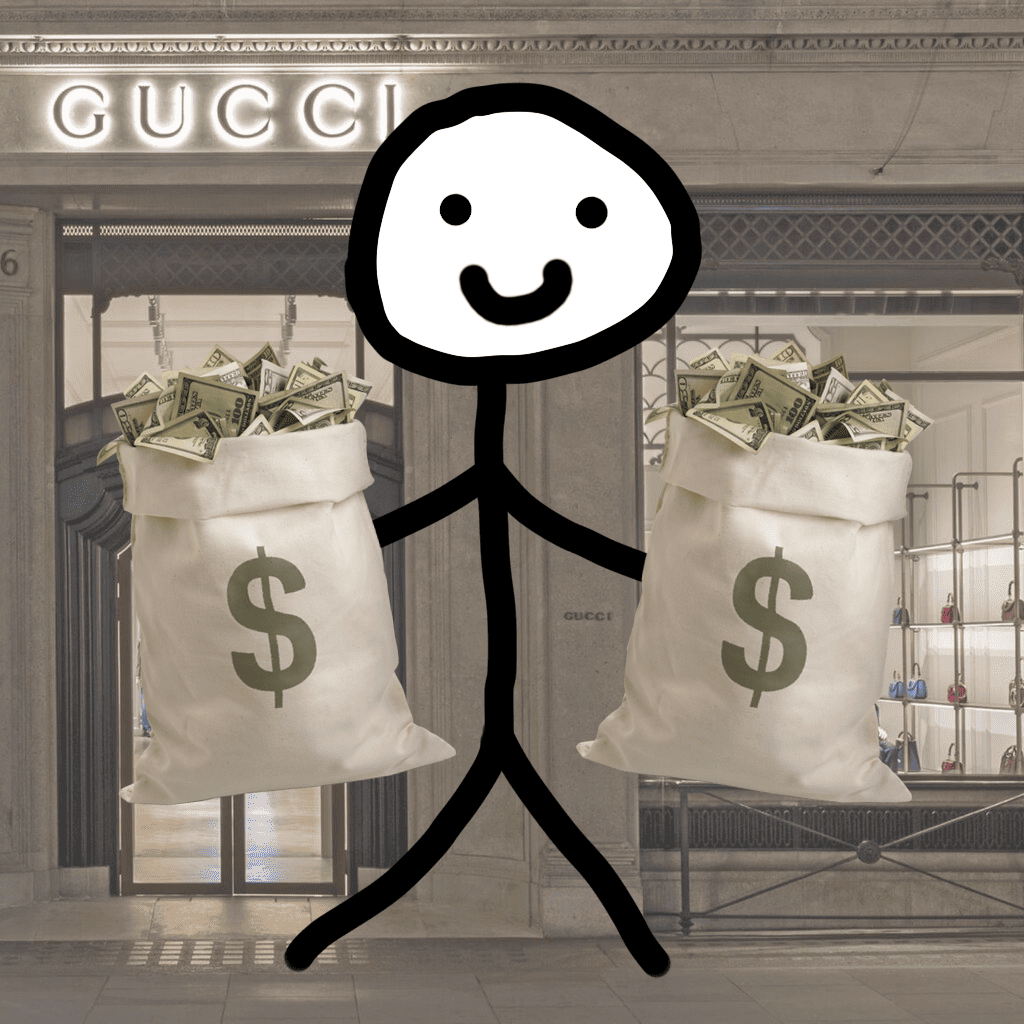 Мешки денег