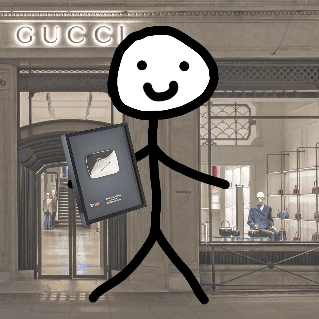 Серебряная кнопка