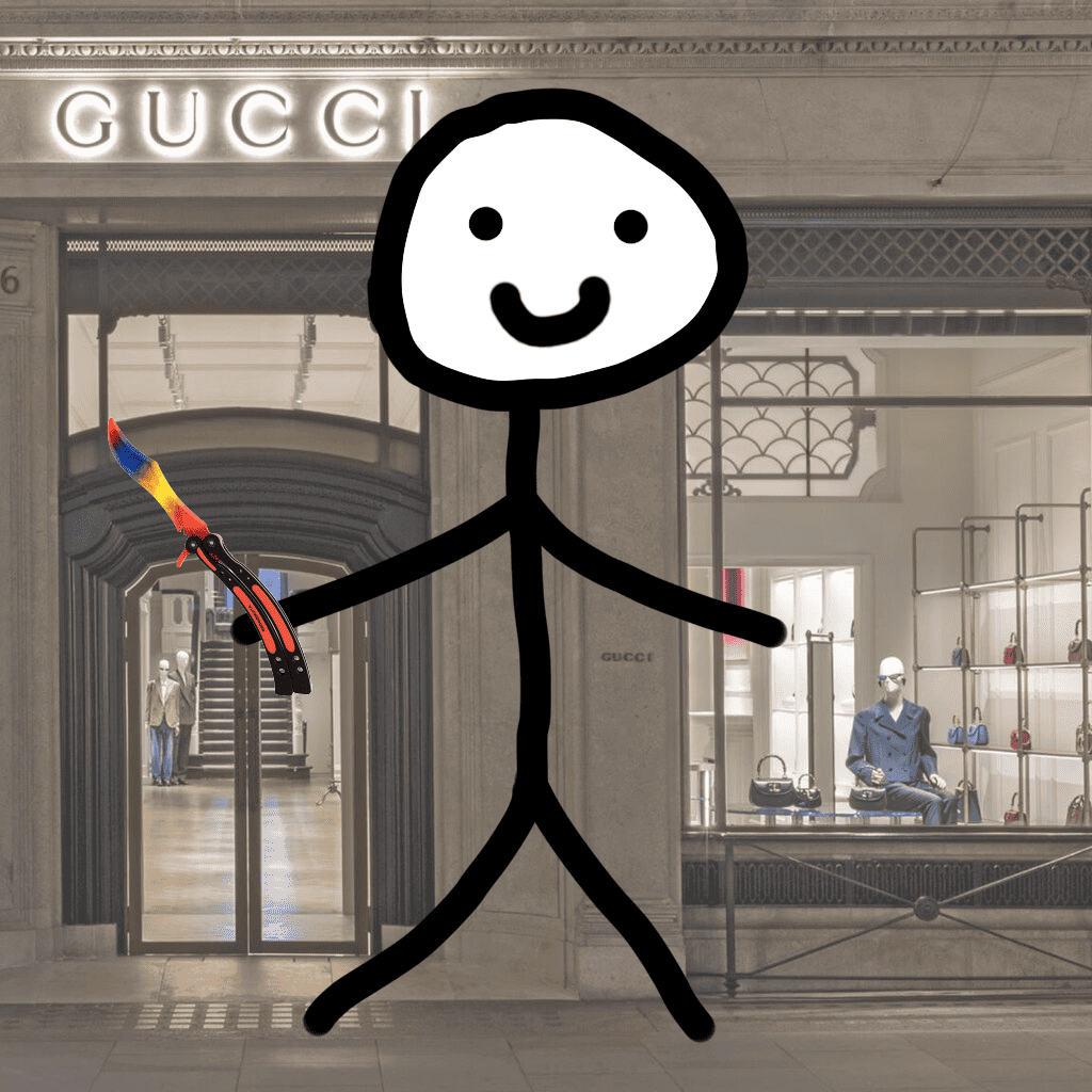 Нож бабочка