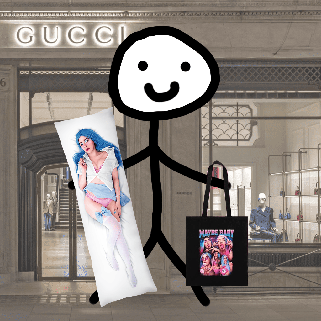 DAKIMAKURA+SHOPPER «MAYBE»