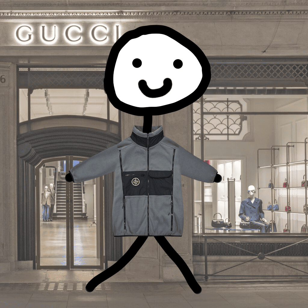 Флисовая кофта Stone Island