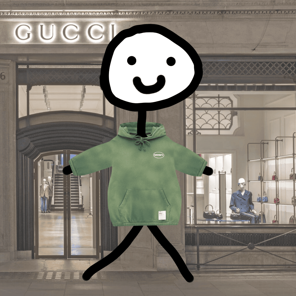 Худи Satisfy Green