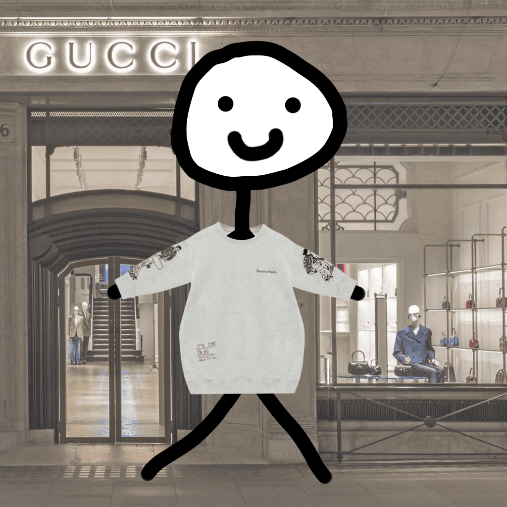 Толстовка Sketch Embroidery