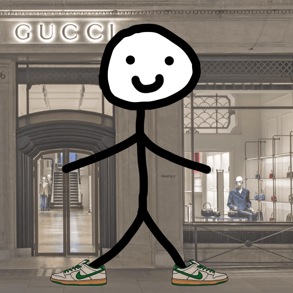 Нарисованные Nike