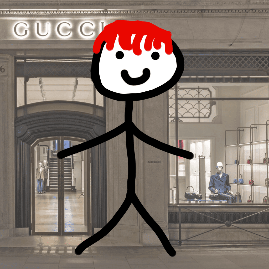 Красный модник